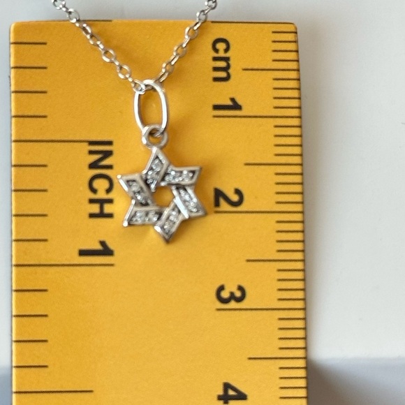 Argento Vivo Sterling Silver star Pendant necklace - Picture 4 of 4